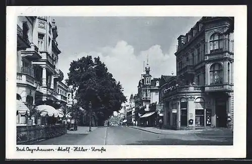 AK Bad Oeynhausen, Blick in die Strasse