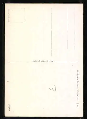 Künstler-AK Heinz Geilfus: Waschfrauen putzen Herzen