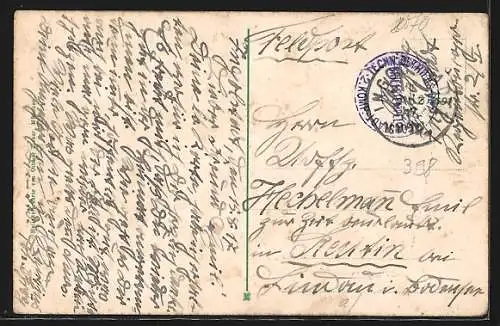 AK Ingolstadt, Teilansicht mit Kirche