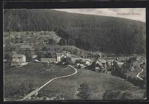 AK Wildbad / Württ., Blick auf Windhof