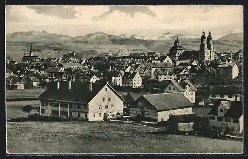 AK Kempten i. Allgäu, Blick über die Dächer