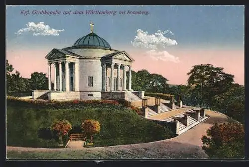 AK Rotenberg / Württemberg, Königliche Grabkapelle auf dem Württemberg