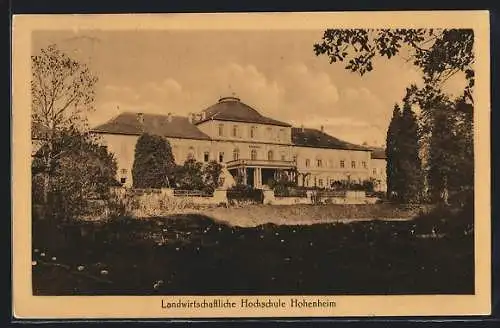 AK Hohenheim, Landwirtschaftliche Hochschule