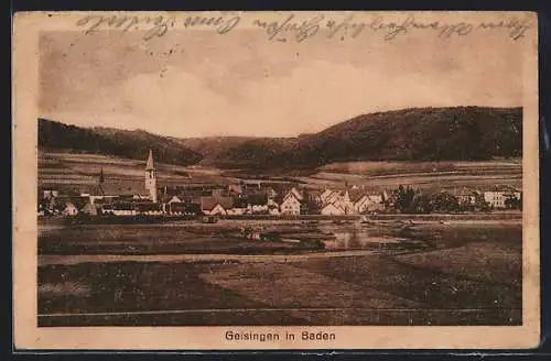 AK Geisingen in Baden, Panorama
