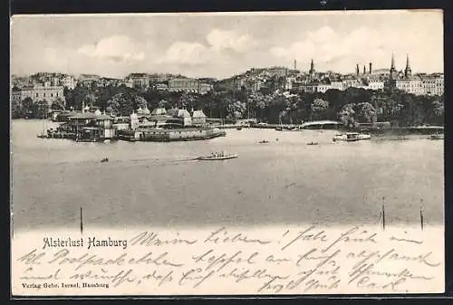 AK Hamburg-St.Georg, Cafe Alsterlust