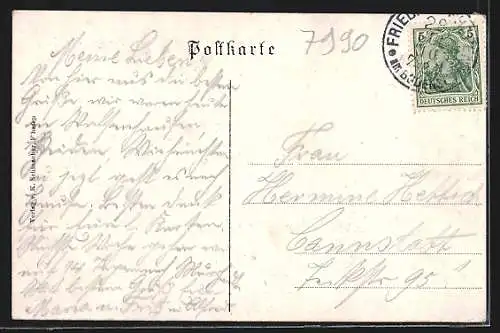 AK Mainau, Schloss Mainau mit Dampfer Greif