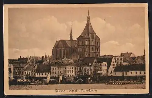 AK Rostock i. Meckl., Marienkirche