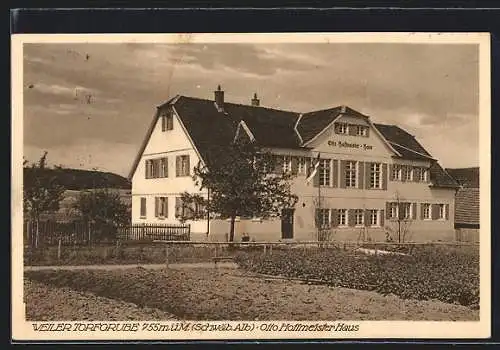 AK Weilheim / Teck, Weiler Torfgrube, Jugenherberge, Ferien- u. Gasthaus Otto-Hoffmeister-Haus