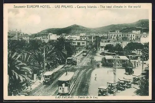 AK Las Palmas, Europa Hotel, Puerto de la Luz