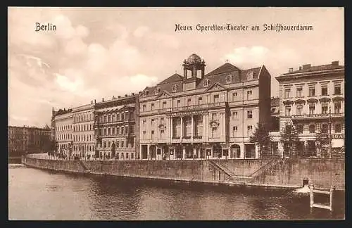 AK Berlin, Neues Operetten-Theater am Schiffbauerdamm