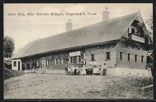 AK Vorau /Stmk., Gasthaus von Anton Glatz in Riegersbach