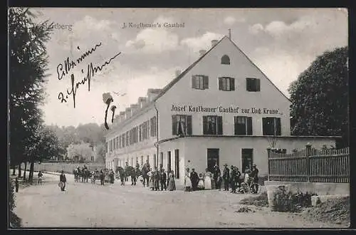AK Hartberg, Gasthof zur Ung. Krone von Josef Koglbauer