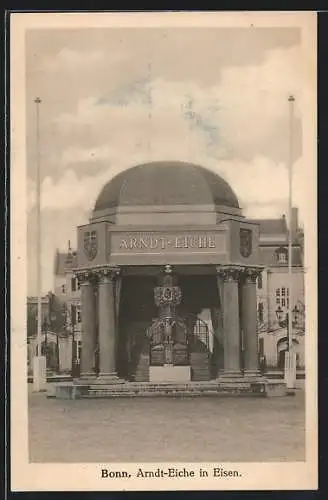 AK Bonn, Arndt-Eiche in Eisen, Kriegshilfe