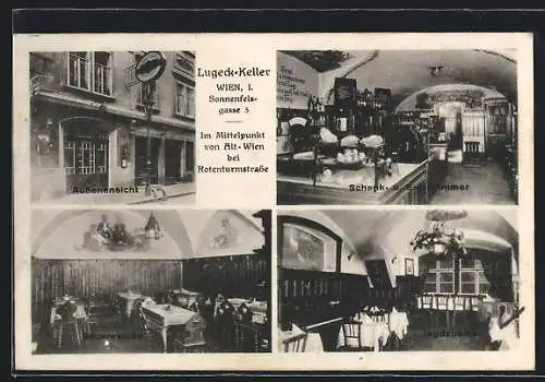 AK Wien, Lugeck-Keller, Sonnenfelsgasse 5