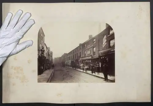 Fotografie H. J. Whitlock, Birmingham, Ansicht Birmingham, Dudley Street looking towards Smallbrook Street, 1867