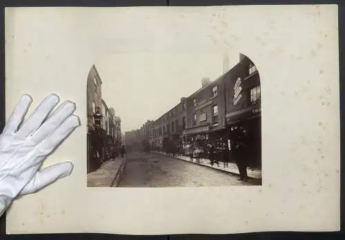 Fotografie H. J. Whitlock, Birmingham, Ansicht Birmingham, Dudley Street with T. Moore Store, 1867