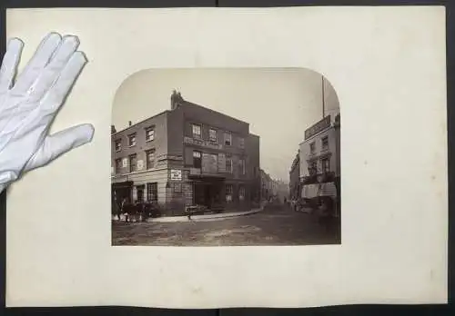 Fotografie H. J. Whitlock, Birmingham, Ansicht Birmingham, Dudley Street with Ale & Porter Store