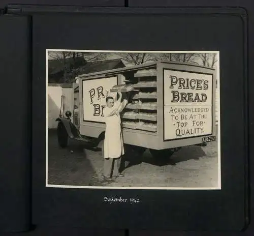 Fotoalbum mit 20 Fotografien Bakery Price Bros. in Leeds-Headingley, LKW, Truck, Ford V8, Fordson, Bedford Truck