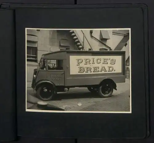 Fotoalbum mit 20 Fotografien Bakery Price Bros. in Leeds-Headingley, LKW, Truck, Ford V8, Fordson, Bedford Truck