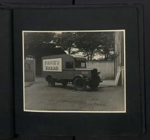 Fotoalbum mit 20 Fotografien Bakery Price Bros. in Leeds-Headingley, LKW, Truck, Ford V8, Fordson, Bedford Truck