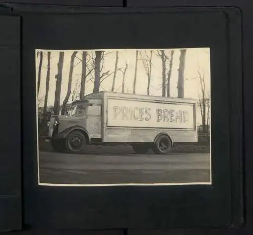 Fotoalbum mit 20 Fotografien Bakery Price Bros. in Leeds-Headingley, LKW, Truck, Ford V8, Fordson, Bedford Truck