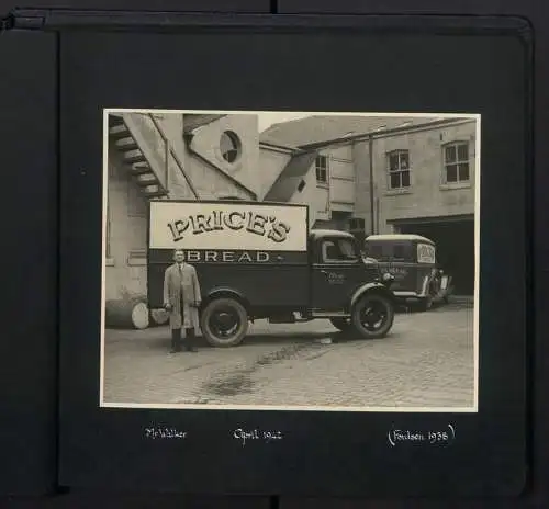 Fotoalbum mit 20 Fotografien Bakery Price Bros. in Leeds-Headingley, LKW, Truck, Ford V8, Fordson, Bedford Truck