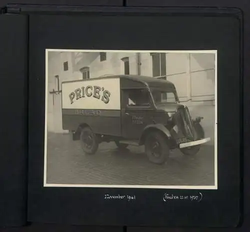 Fotoalbum mit 20 Fotografien Bakery Price Bros. in Leeds-Headingley, LKW, Truck, Ford V8, Fordson, Bedford Truck