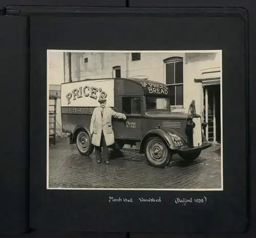 Fotoalbum mit 20 Fotografien Bakery Price Bros. in Leeds-Headingley, LKW, Truck, Ford V8, Fordson, Bedford Truck