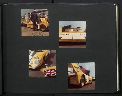 Fotoalbum mit 79 Fotografien John Player Grand Prix Silverstone 1973-1977, Ferrari, Tyrrell Ford, Brabham, BMW, Porche