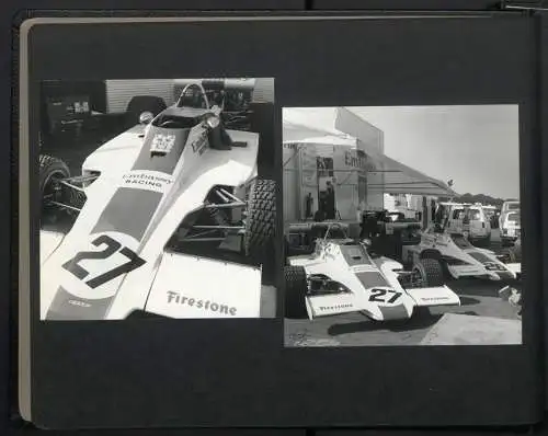 Fotoalbum mit 79 Fotografien John Player Grand Prix Silverstone 1973-1977, Ferrari, Tyrrell Ford, Brabham, BMW, Porche