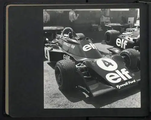 Fotoalbum mit 79 Fotografien John Player Grand Prix Silverstone 1973-1977, Ferrari, Tyrrell Ford, Brabham, BMW, Porche