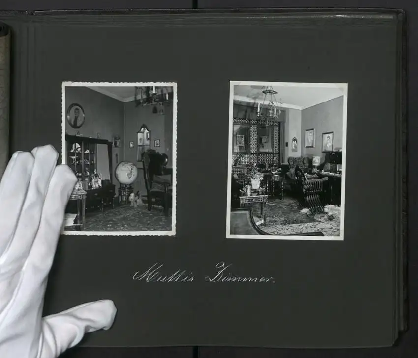 Fotoalbum mit 115 Fotografien, Ansicht Erfurt, Geschäfts und Wohnhaus Kohlen Schoenheinz in der Neuwerkstrasse 16 0