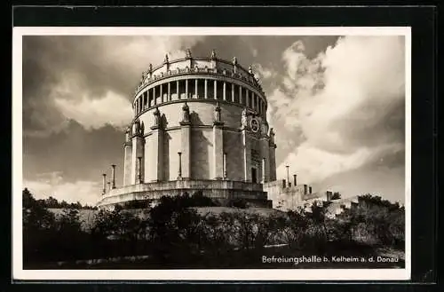 AK Kelheim, Die Befreiungshalle mit , Befreiungskriege