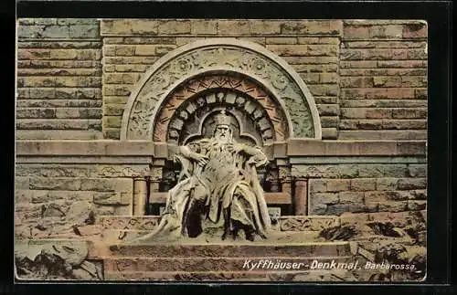 AK Kyffhäuser-Denkmal, Barbarossa