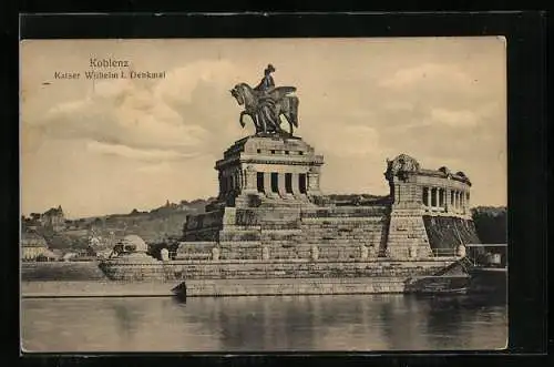 AK Koblenz, Kaiser Wilhelm I. Denkmal