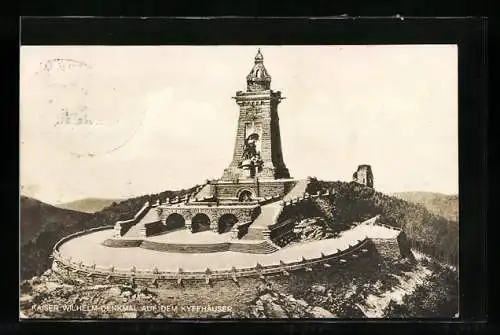 AK Kaiser Wilhelm-Denkmal auf dem Kyffhäuser
