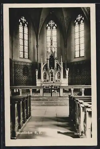 AK Mauerkirchen /O.Ö., Kirche, Innenansicht