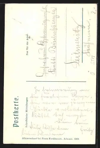 AK Admont, Ortsansicht, Natterriegel und Hexenturm