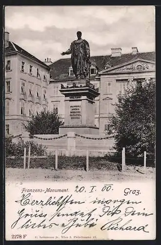 AK Graz, Franzens-Monument