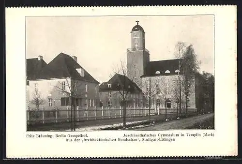 AK Templin / Mark, Joachimsthalsches Gymnasium
