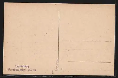 AK Hamburg-St.Georg, Partie an der Gurlittinsel mit Schwänen