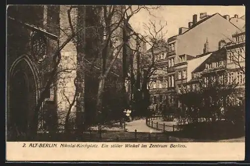 AK Alt-Berlin, Nikolai-Kirchplatz