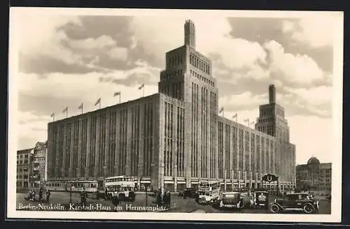 AK Berlin-Neukölln, Karstadt AG, Kaufhaus am Hermannplatz