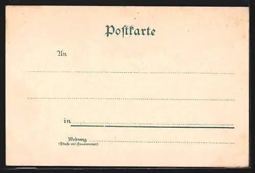 Lithographie Berlin, Brandenburger Thor, Stadtbahn, Lessing-Denkmal