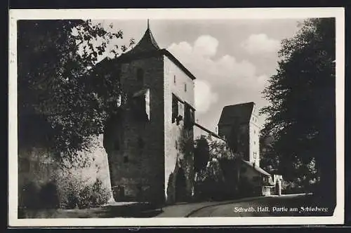 AK Schwäb. Hall, Partie am Schiedweg