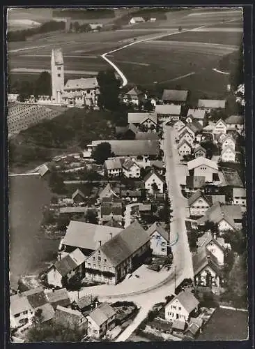AK Hauerz /Allgäu, Ortsansicht vom Flugzeug aus
