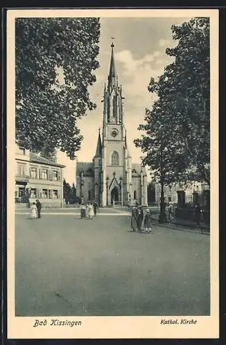 AK Bad Kissingen, Kathol. Kirche