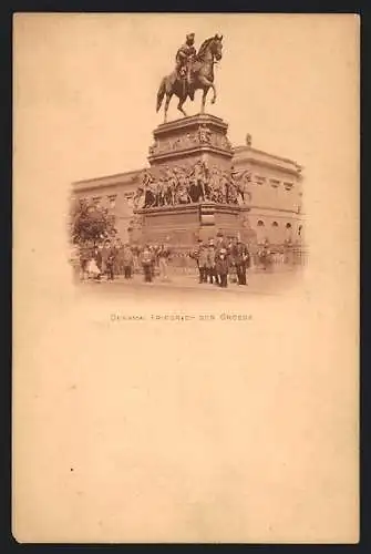 AK Berlin, Denkmal Friedrich der Grosse