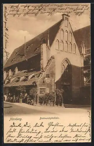 AK Nürnberg, Gasthaus Bratwurstglöcklein