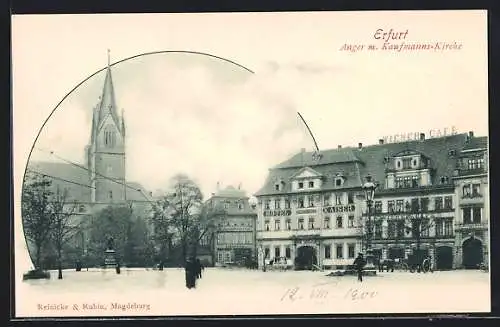 AK Erfurt, Anger mit Kaufmanns-Kirche